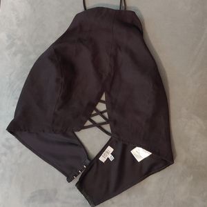TOBI Faux Suede Halter